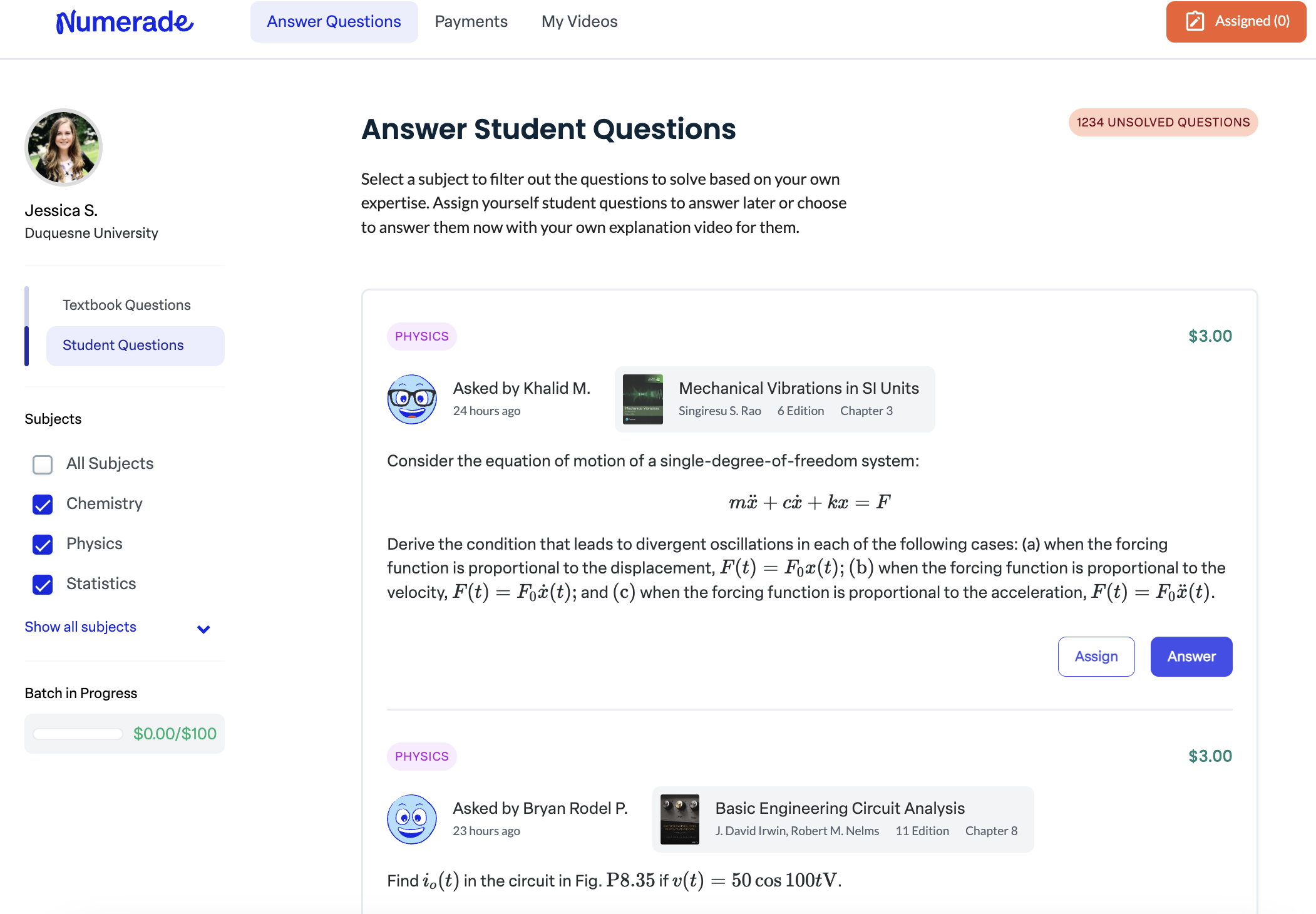 What has changed in the new dashboard update? – Numerade Help Center